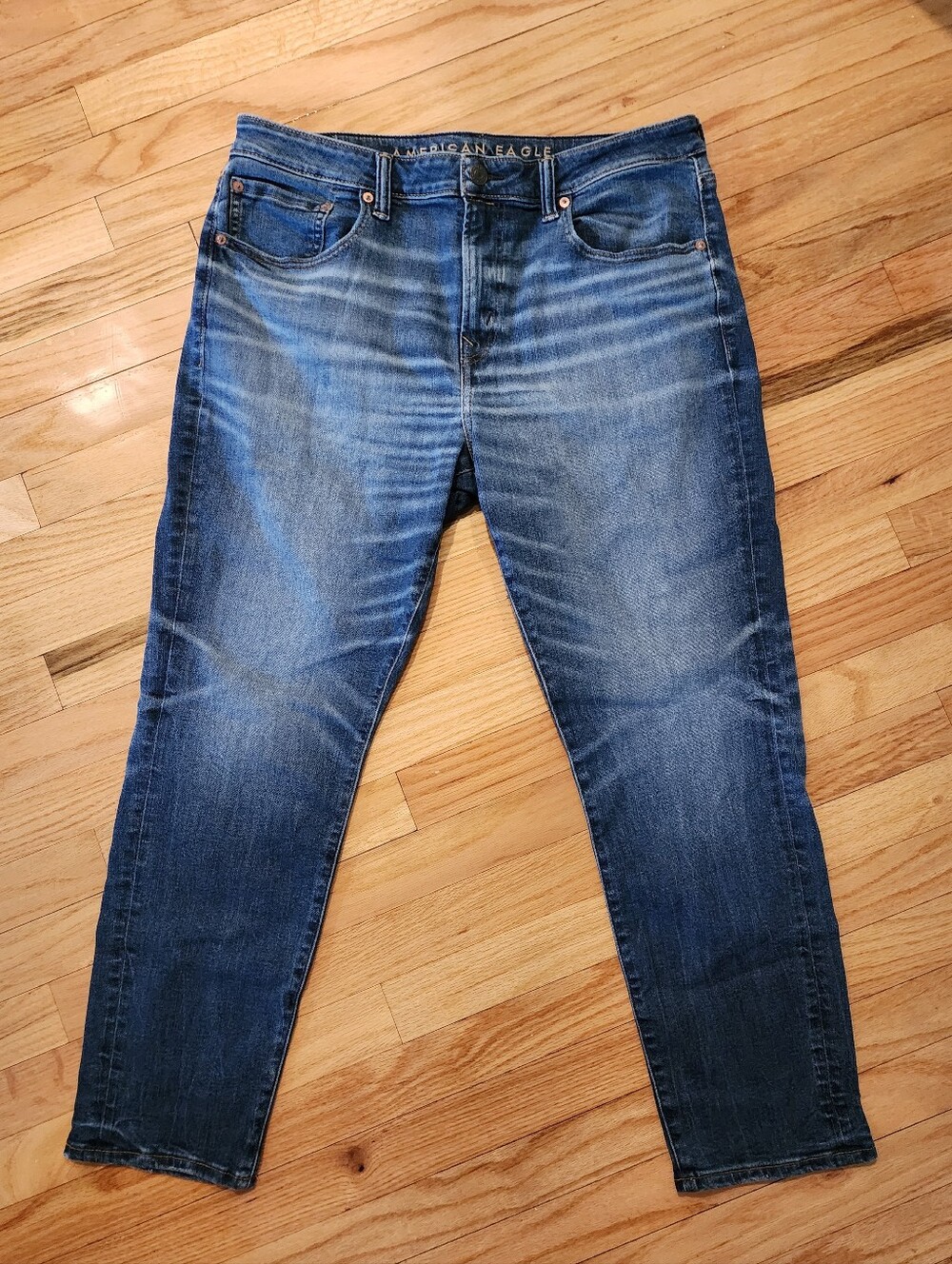 American Eagle Outfitters Men’s Blue Washed Jeans